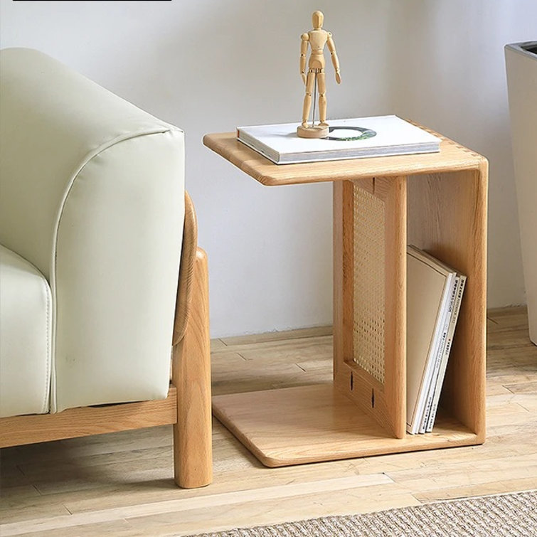 BLONSKI Lina Solid Wood Top End Table Wayfair Canada